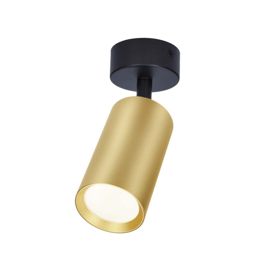 Brilagi - LED RGBW prigušiva spot svetiljka SELE GOLDEN 1xGU10/6W/230V 3000K crna/zlatna + daljinski upravljač
