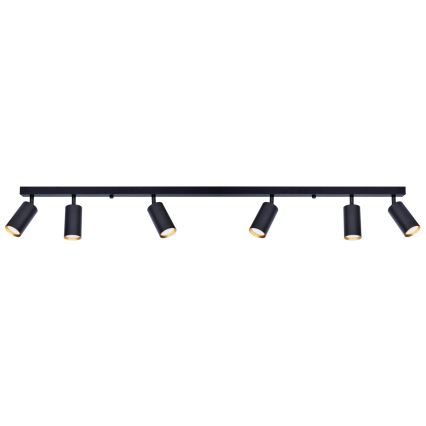 Brilagi - LED RGBW prigušiva spot svetiljka SELE 6xGU10/6,5W/230V 2700-6500K crna/zlatna