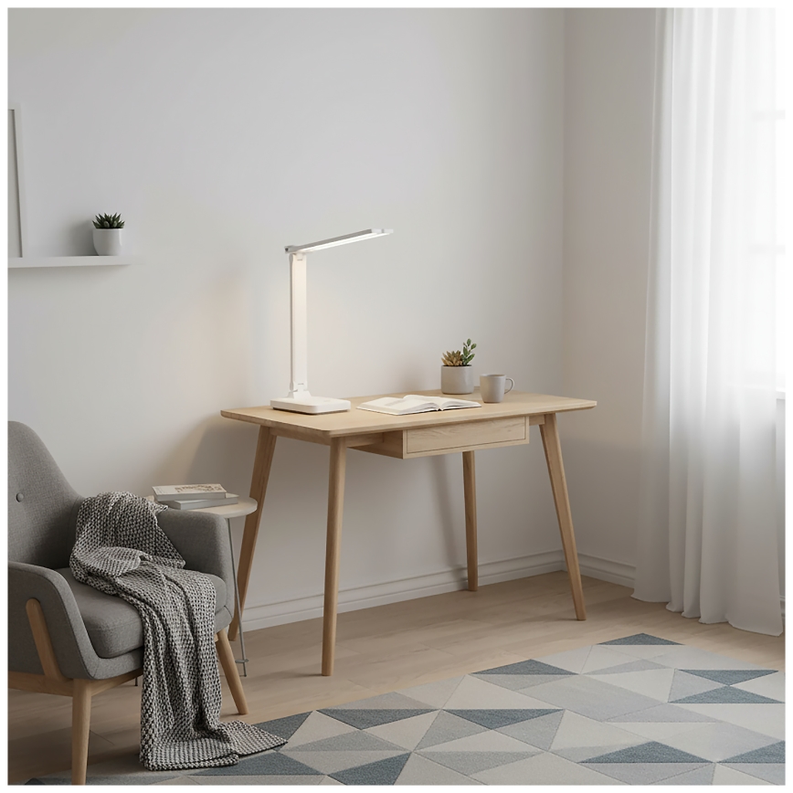 BRILAGI - LED prigušiva stona lampa MODO DUO LED/8W/5V 3000/4000/6500K bela