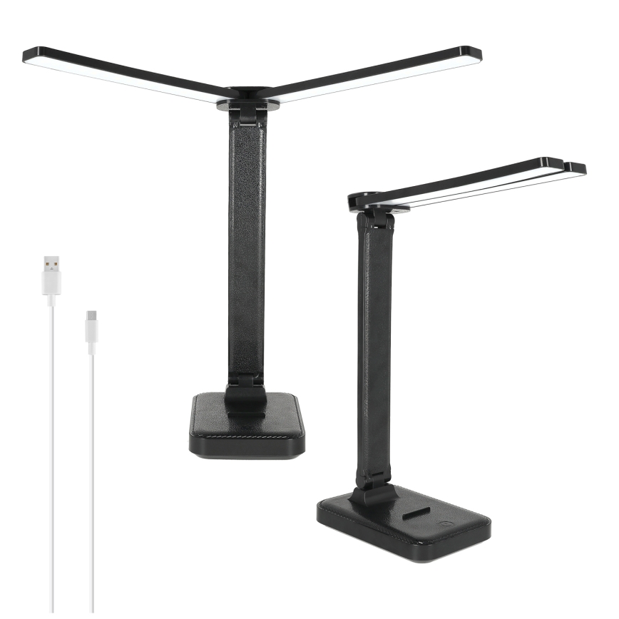 BRILAGI - LED prigušiva stona lampa MODO DUO LED/8W/5V 3000/4000/6500K crna