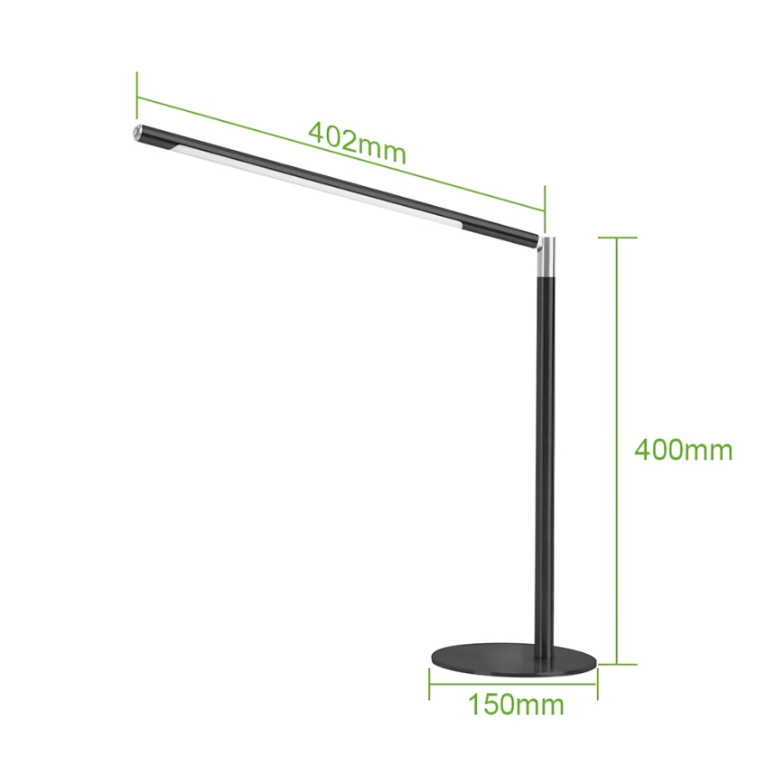 Brilagi - LED prigušiva dodirna stona lampa VARIO LED/7W/230V 3000-6500K CRI 96 crna