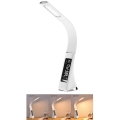 Brilagi - LED prigušiva stona lampa sa displejem PELLE LED/7W/230V bela