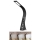 Brilagi - LED prigušiva stona lampa sa displejem PELLE LED/7W/230V crna