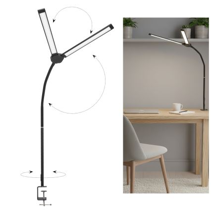 BRILAGI - LED prigušiva stona lampa USB VARIO LED/14W/5V 3000-6000K crna