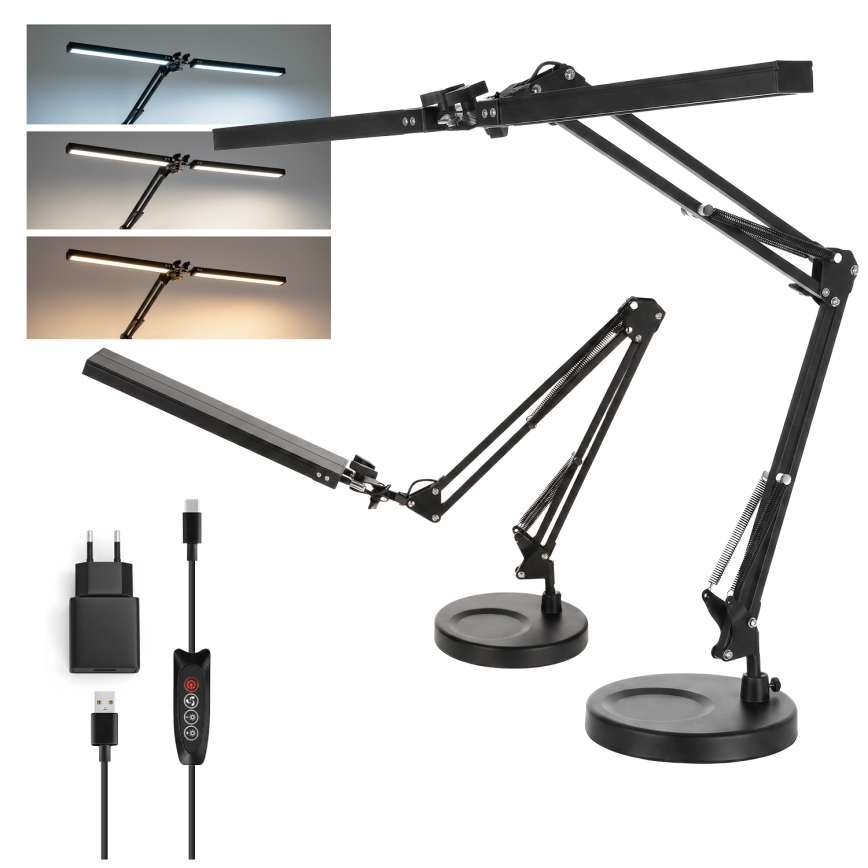 Brilagi - LED prigušiva stona lampa VARIO LED/15W/230V 3000-6000K crna