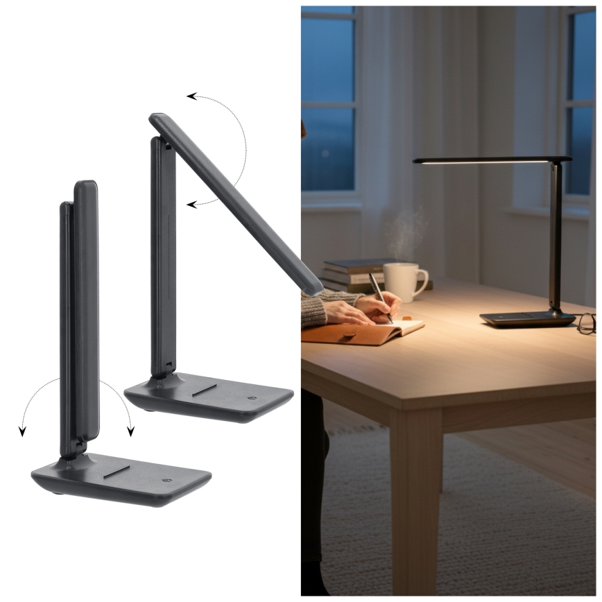 Brilagi - prigušiva LED stona lampa VARIO LED/7W/230V 3000/4000/6500K antracit