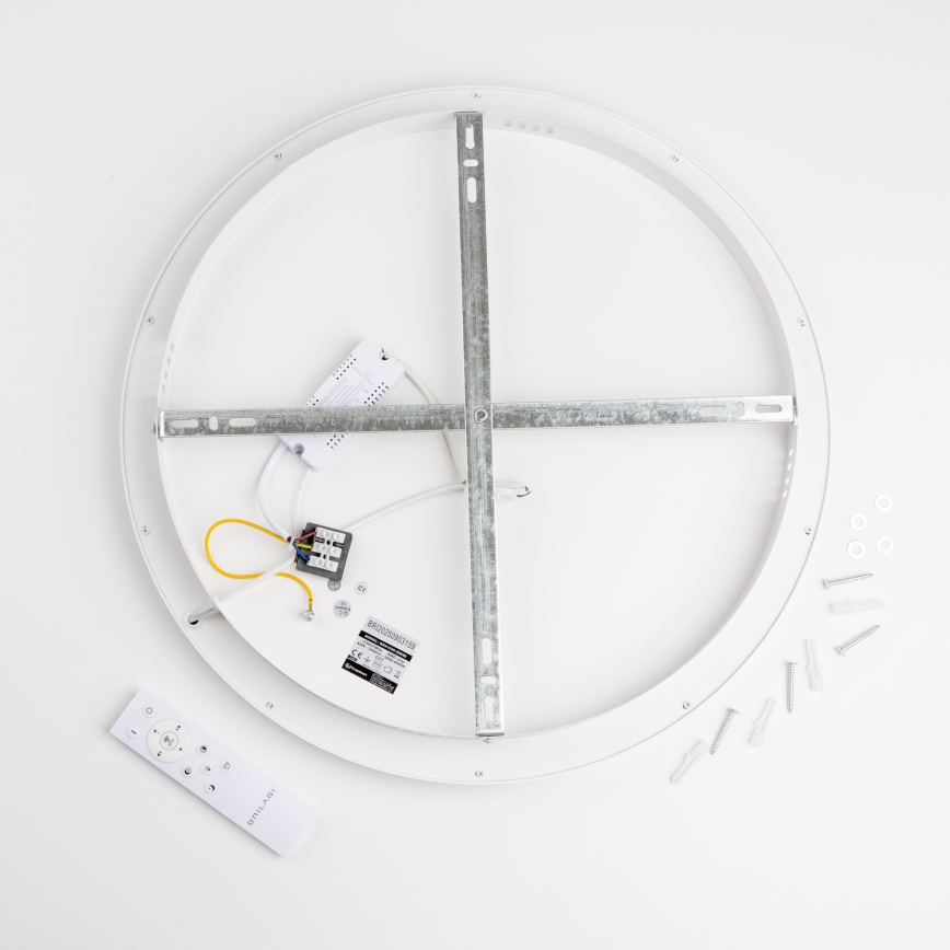 Brilagi - LED prigušiva plafonska lampa FALCON SLIM LED/42W/230V 3000-6500K prečnik 50 cm bela + daljinski upravljač