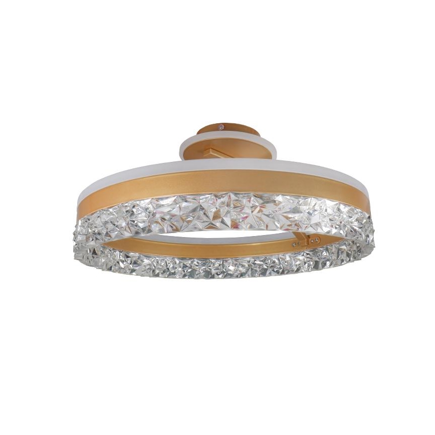 Brilagi - LED prigušiva plafonska svetiljka LED/86W/230V 3000-6500K zlatna + daljinski upravljač