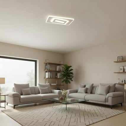 Brilagi - LED prigušiva plafonska svetiljka MODERN LED/51W/230V 3000-6000K 20x40 cm + daljinski upravljač