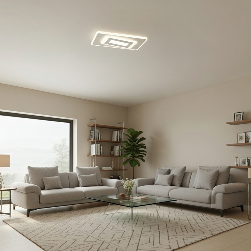 Brilagi - LED prigušiva plafonska svetiljka MODERN LED/51W/230V 3000-6000K 20x40 cm + daljinski upravljač