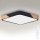 Brilagi - LED prigušiva stropna lampa PILANA LED/60W/230V 3000-6500K hrast/crna 56x56 cm + daljinski upravljač