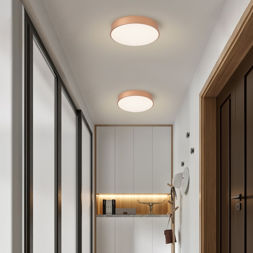 BRILAGI - LED prigušiva plafonsko svetlo POOL LED/48W/230V 3000-6000K prečnik 40 cm bronzana + daljinski upravljač