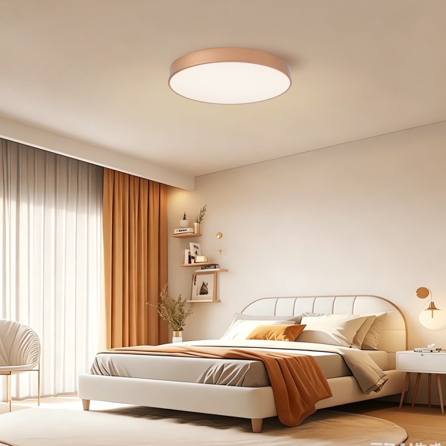 BRILAGI - LED prigušiva plafonska svetiljka POOL LED/60W/230V 3000-6000K pr. 60 cm bakarna + daljinski upravljač