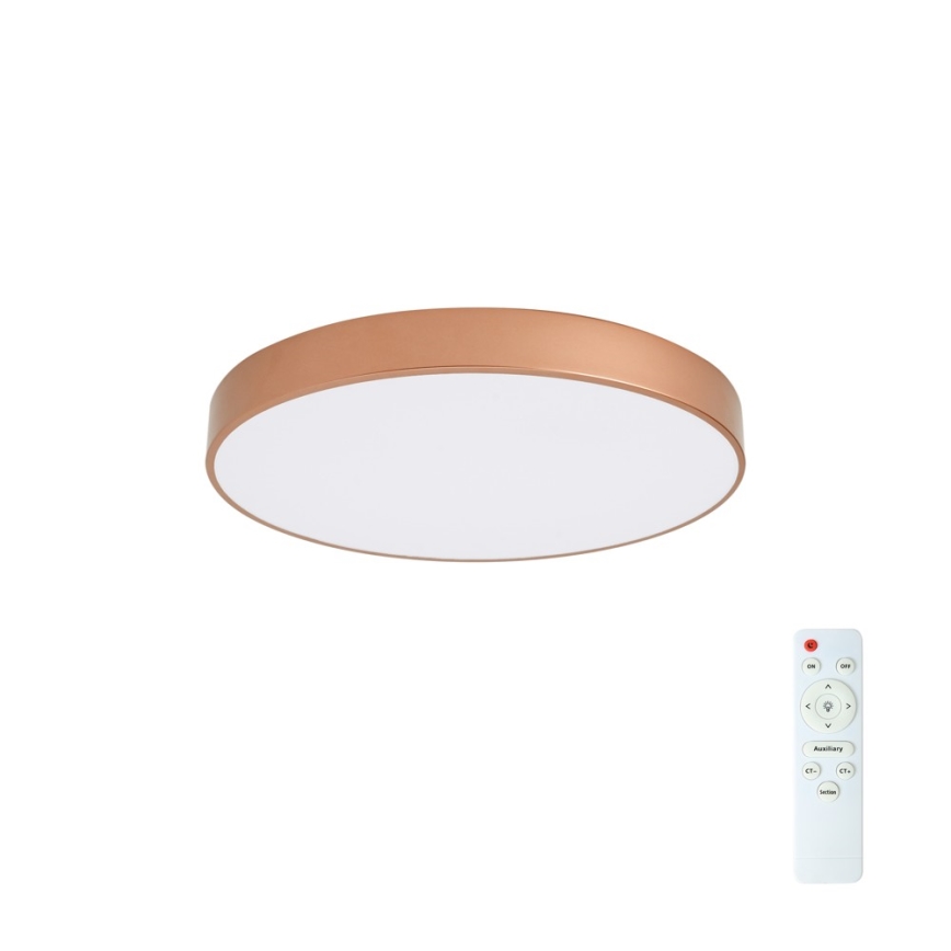 BRILAGI - LED prigušiva plafonska svetiljka POOL LED/60W/230V 3000-6000K pr. 60 cm bakarna + daljinski upravljač