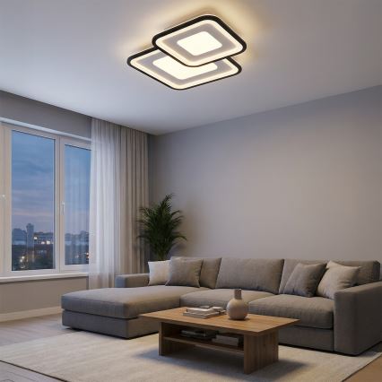 Brilagi - LED prigušiva plafonska svetiljka TANDORA LED/49W/230V 50x50 cm 3000-6000K + daljinski upravljač