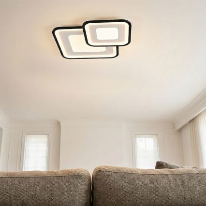 Brilagi - LED prigušiva plafonska svetiljka TANDORA LED/49W/230V 50x50 cm 3000-6000K + daljinski upravljač
