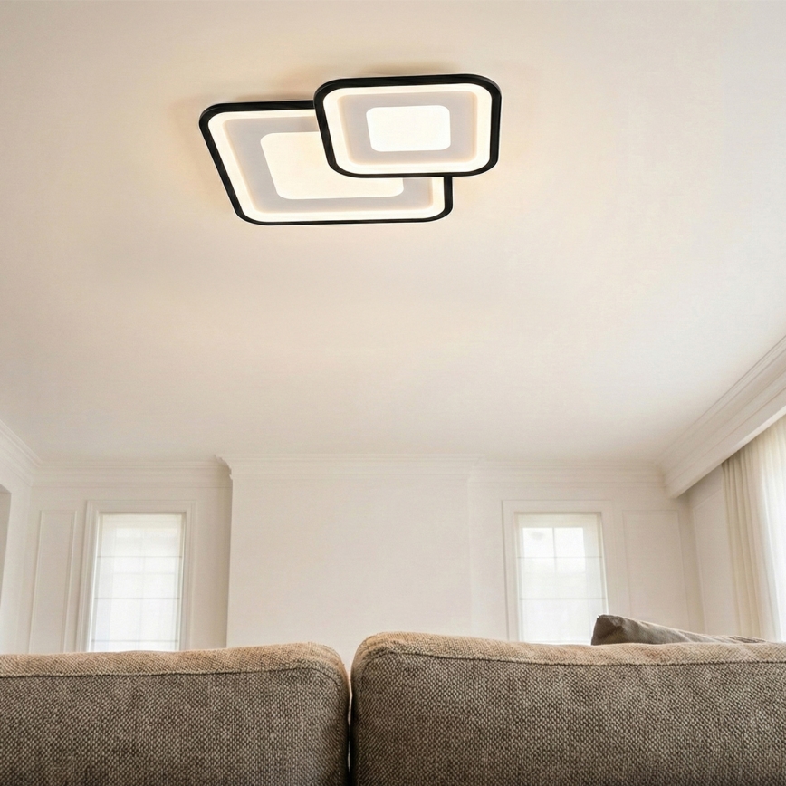 Brilagi - LED prigušiva plafonska svetiljka TANDORA LED/49W/230V 50x50 cm 3000-6000K + daljinski upravljač