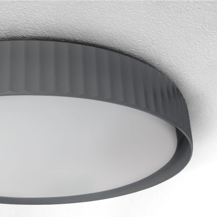 Brilagi - LED prigušiva plafonska svetiljka LUCIA LED/60W/230V 3000–6500K, prečnik 59 cm, siva + daljinski upravljač