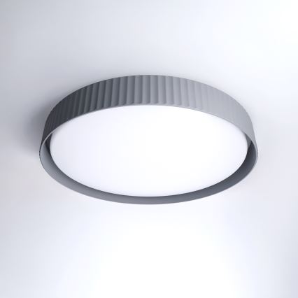 BRILAGI - LED prigušiva plafonska svetiljka LUCIA LED/60W/230V 3000–6500K, prečnik 59 cm, siva + daljinski upravljač