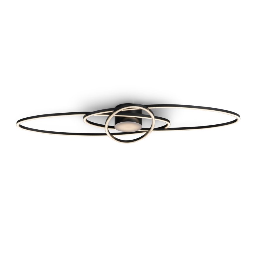 BRILAGI - LED prigušiva stropna svetiljka APOLLO LED/58W/230V 3000-6500K 43,2x101,2 cm crna + daljinski upravljač