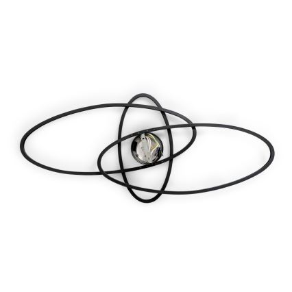 BRILAGI - LED prigušiva stropna svetiljka APOLLO LED/58W/230V 3000-6500K 43,2x101,2 cm crna + daljinski upravljač