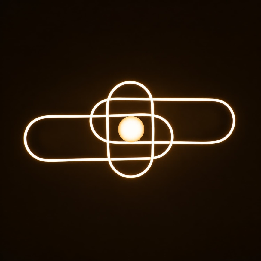 BRILAGI - LED plafonsko svetlo APOLLO, prigušiva, LED/58W/230V 3000-6500K 43,2x101,2 cm mat hrom + daljinski upravljač