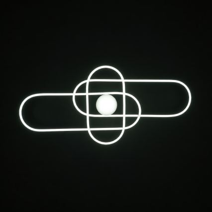 BRILAGI - LED plafonsko svetlo APOLLO, prigušiva, LED/58W/230V 3000-6500K 43,2x101,2 cm mat hrom + daljinski upravljač
