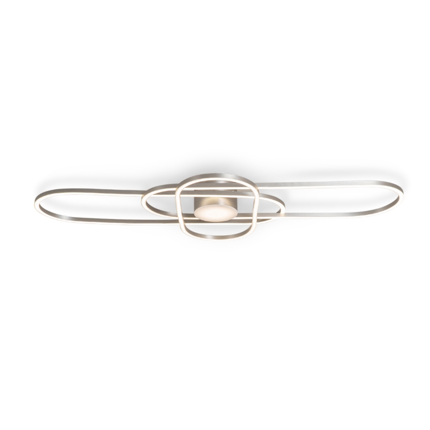 BRILAGI - LED plafonsko svetlo APOLLO, prigušiva, LED/58W/230V 3000-6500K 43,2x101,2 cm mat hrom + daljinski upravljač