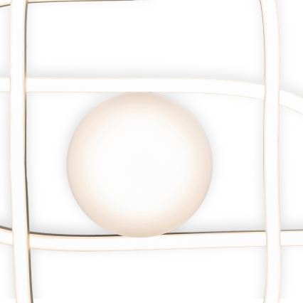 BRILAGI - LED plafonsko svetlo APOLLO, prigušiva, LED/58W/230V 3000-6500K 43,2x101,2 cm mat hrom + daljinski upravljač