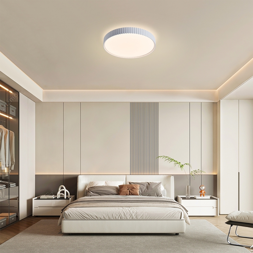 Brilagi - prigušiva LED stropna svetiljka CORVO LED/54W/230V 3000-6000K bela preč. 40 cm + daljinski upravljač