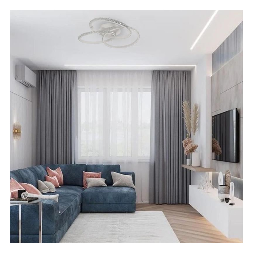 Brilagi - LED prigušiva plafonska svetiljka COSMOWAVE LED/70W/230V 3000-6500K + daljinski upravljač