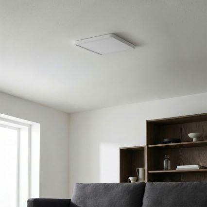 Brilagi - LED prigušiva plafonska lampa ESTELA SQUARE LED/36W/230V 3000-6500K 31x31 cm bela + daljinski upravljač