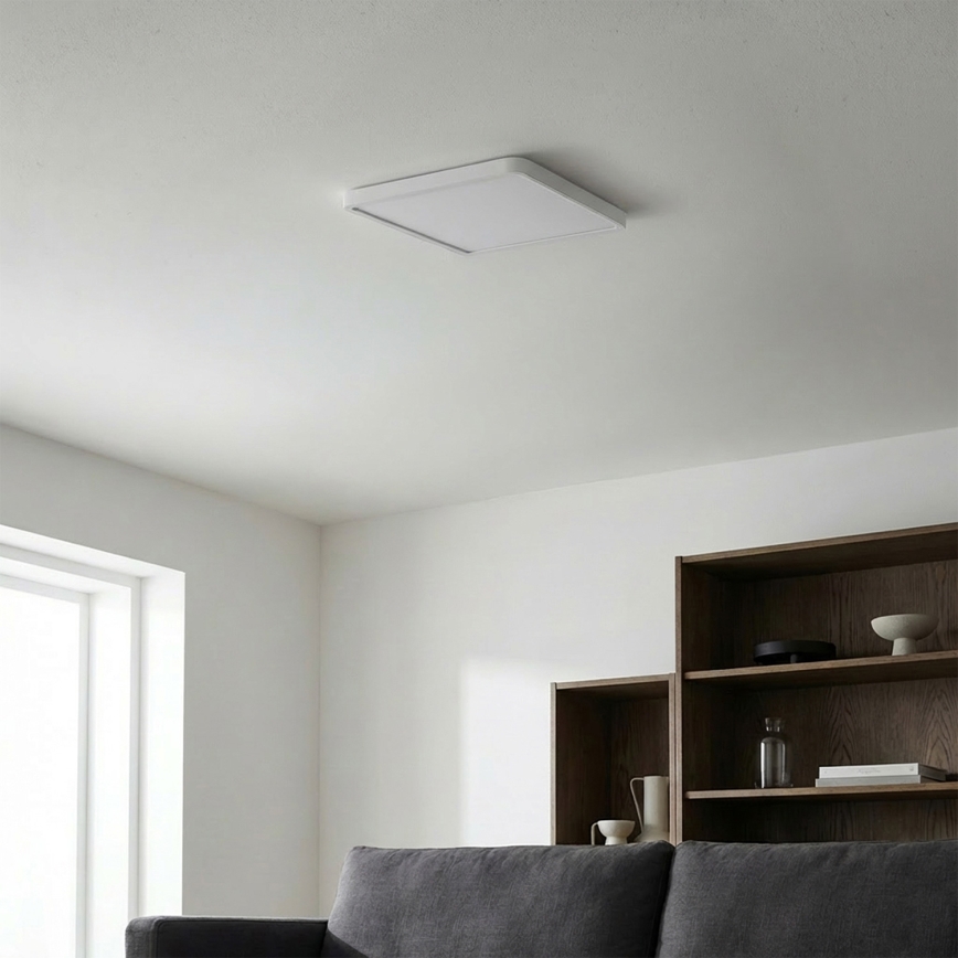 Brilagi - LED prigušiva plafonska lampa ESTELA SQUARE LED/36W/230V 3000-6500K 31x31 cm bela + daljinski upravljač