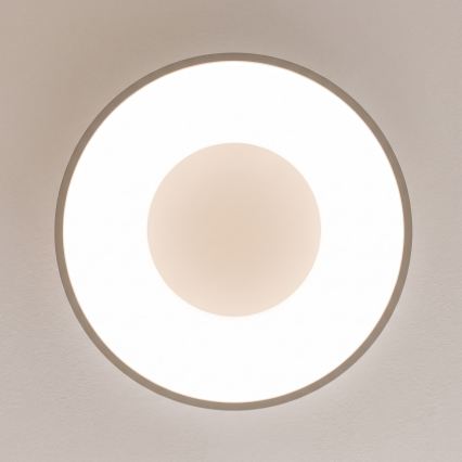 BRILAGI - LED prigušiva plafonska svetiljka FALCON II LED/67W/230V 3000-6500K prečnik 40 cm bela/bež + daljinski upravljač