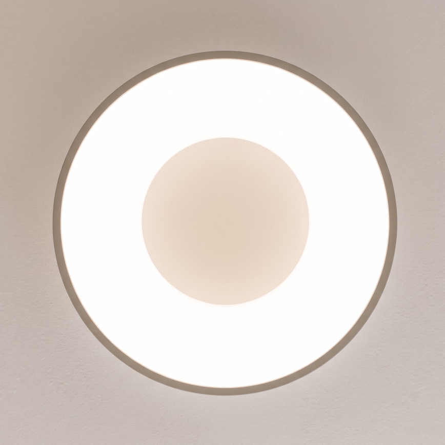 BRILAGI - LED prigušiva plafonska svetiljka FALCON II LED/67W/230V 3000-6500K prečnik 40 cm bela/bež + daljinski upravljač