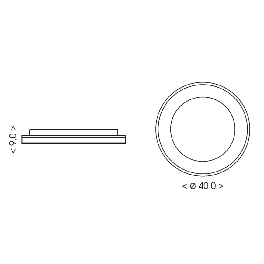 BRILAGI - LED prigušiva plafonska svetiljka FALCON II LED/67W/230V 3000-6500K prečnik 40 cm bela/bež + daljinski upravljač