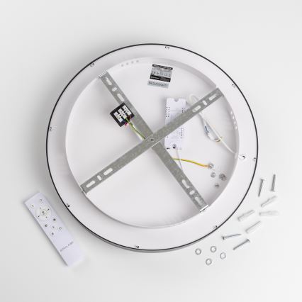 Brilagi - LED prigušiva plafonsko svetlo FALCON II LED/67W/230V 3000-6500K prečnik 40 cm crna + daljinski upravljač