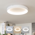 Brilagi - LED prigušiva stropna svetiljka FALCON II LED/99W/230V 3000-6500K prečnik 60 cm bela + daljinski upravljač