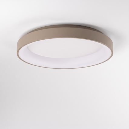 BRILAGI - LED prigušiva plafonsko svetlo FALCON II LED/99W/230V 3000-6500K prečnik 60 cm bela/bež + daljinski upravljač