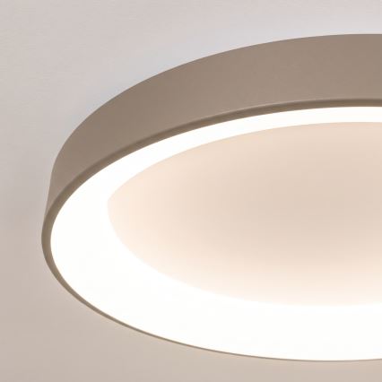 BRILAGI - LED prigušiva plafonsko svetlo FALCON II LED/99W/230V 3000-6500K prečnik 60 cm bela/bež + daljinski upravljač