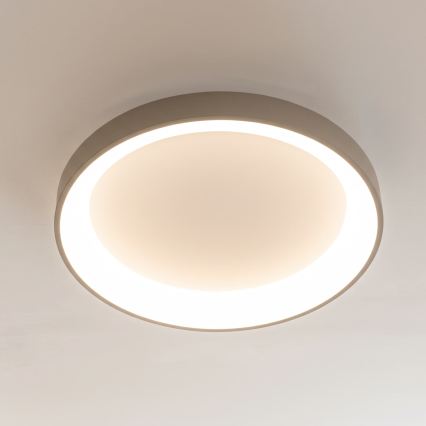 BRILAGI - LED prigušiva plafonsko svetlo FALCON II LED/99W/230V 3000-6500K prečnik 60 cm bela/bež + daljinski upravljač