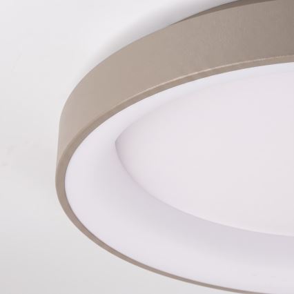 BRILAGI - LED prigušiva plafonsko svetlo FALCON II LED/99W/230V 3000-6500K prečnik 60 cm bela/bež + daljinski upravljač