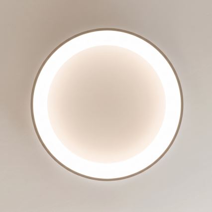 BRILAGI - LED prigušiva plafonsko svetlo FALCON II LED/99W/230V 3000-6500K prečnik 60 cm bela/bež + daljinski upravljač