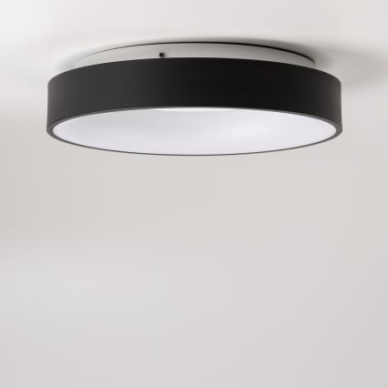 Brilagi - LED prigušiva stropna svetiljka FALCON LED/80W/230V 3000-6500K prečnik 60 cm crna + daljinski upravljač