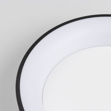 Brilagi - LED prigušiva stropna svetiljka FALCON LED/80W/230V 3000-6500K prečnik 60 cm crna + daljinski upravljač