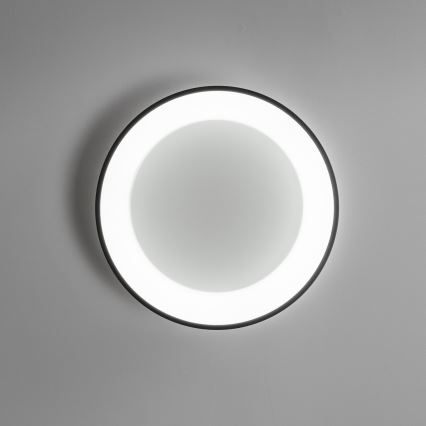 Brilagi - LED prigušiva stropna svetiljka FALCON LED/80W/230V 3000-6500K prečnik 60 cm crna + daljinski upravljač