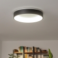 Brilagi - LED prigušiva stropna svetiljka FALCON LED/80W/230V 3000-6500K prečnik 60 cm crna + daljinski upravljač
