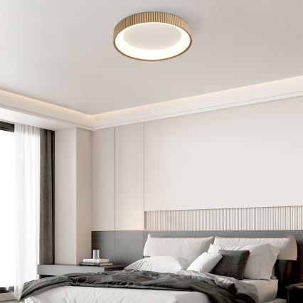 BRILAGI - LED stropna svetiljka sa prigušivačem FALCON MODERN LED/54W/230V 3000-6500K 60 cm bež + daljinski upravljač