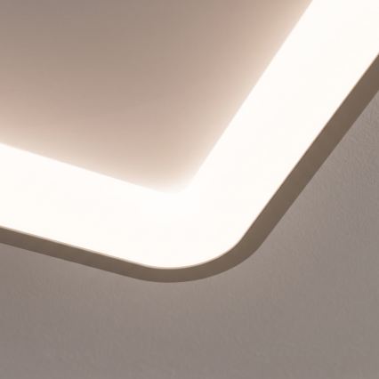 BRILAGI - LED Stropno svetlo sa prigušiva FALCON SLIM LED/50W/230V 3000-6500K 50x50 cm bela/bež + daljinski upravljač