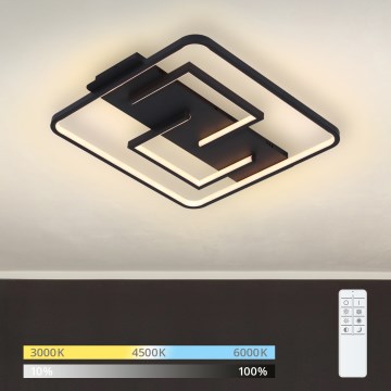 Brilagi - LED prigušiva stropna svetiljka FLARE LED/34W/230V 48x48 cm 3000-6000K + daljinski upravljač